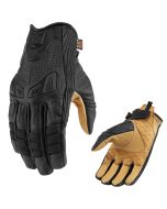 Icon 1000 Axys Leather Textile Motorcycle Gloves