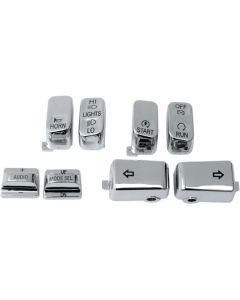 Drag Specialties Chrome Switch Cap Kit - 0616-0129