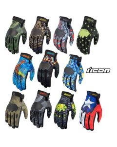 Icon Hooligan Street Motorcycle Riding Gloves - Pick Size & Color