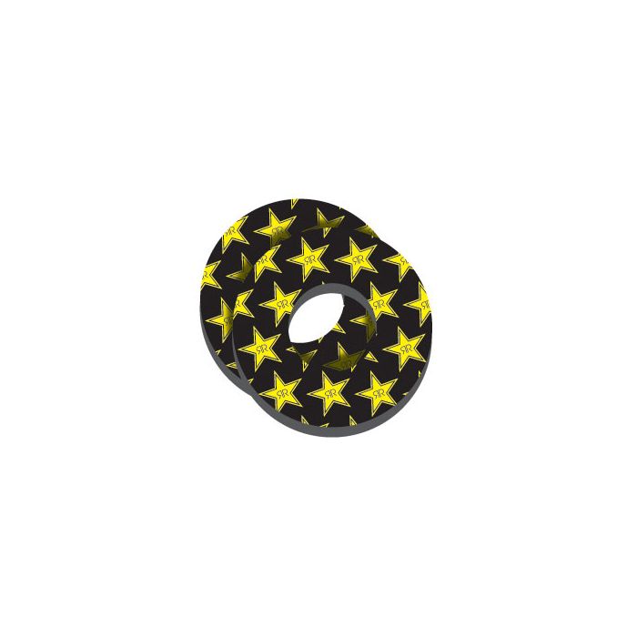 Rockstar 'Stars' Factory Effex Moto Grip Donuts Pair