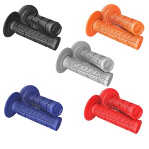 Scott Radial Full Waffle 7/8" Closed-End MX Grips for Dirt Bikes Off-Road
