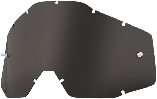 100% Strata MX / Racecraft / Accuri Replacement Dark Smoke Lens