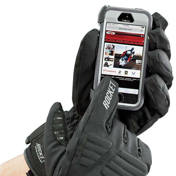 Joe Rocket Rocket Burner Cold Weather Heated Motorcycle Street Gloves-38749