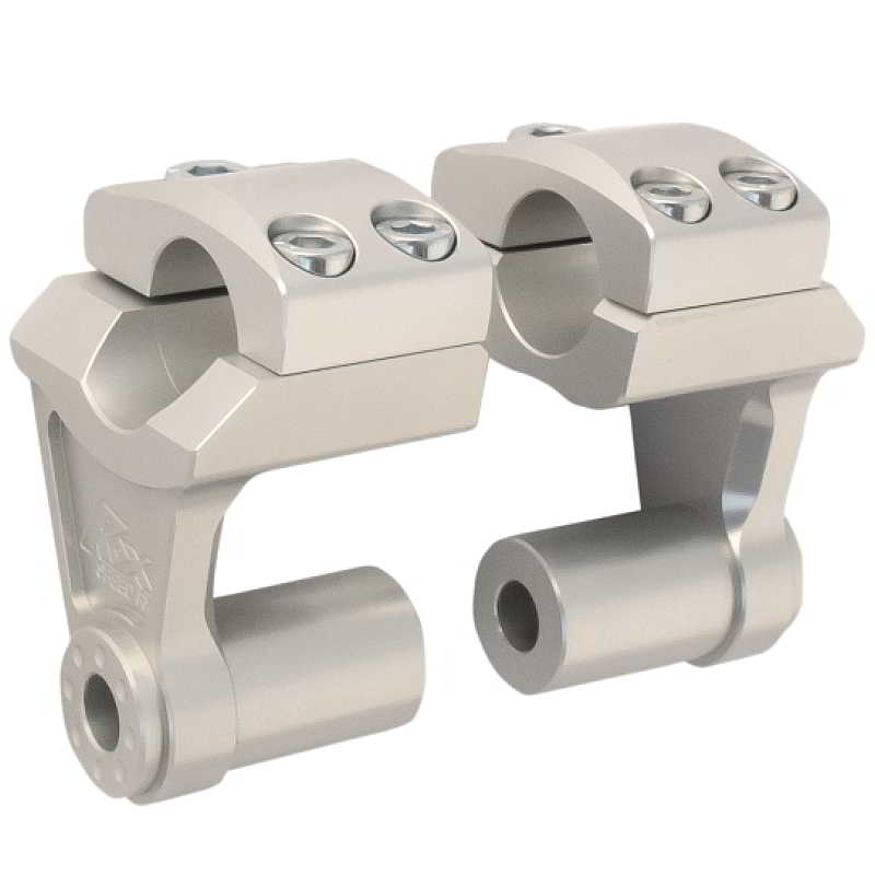 Rox Deluxe 2 Inch Rise x 7/8 Stem Clamp x 7/8 Dual Sport Handlebar Risers 3R-P2SSM