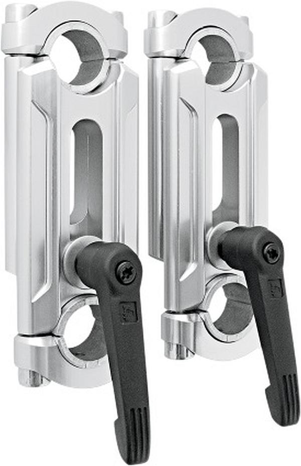 Rox Elite Height Adjustable Snowmobile Handlebars Risers -0