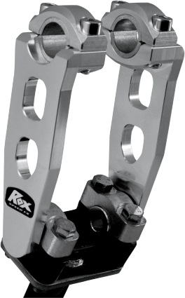 Rox Speed FX 5" Pivoting Handlebar Riser For 7/8 & 1 1/8 Bar Clamps -0