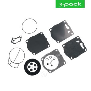 Vertex 3 Pack Mikuni Carburetor Rebuild Kit Yamaha XL XLT GP GPR 1200-0