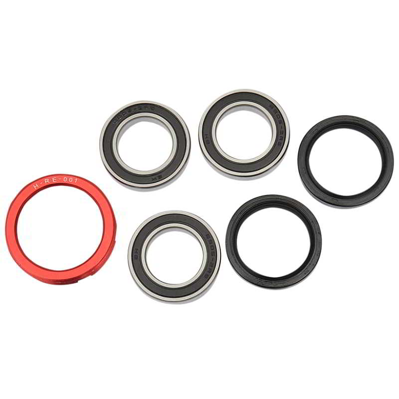 Pivot Works Rear Wheel Bearing Kit Aluminum Retainer Honda CR125R CR250R CRF250R-69843