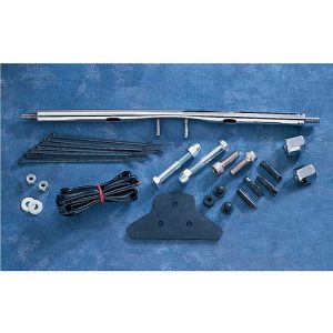 Drag Specialties Chrome Rear Turn Signal Relocation Kit FXDG FXR XL XLS 73-01