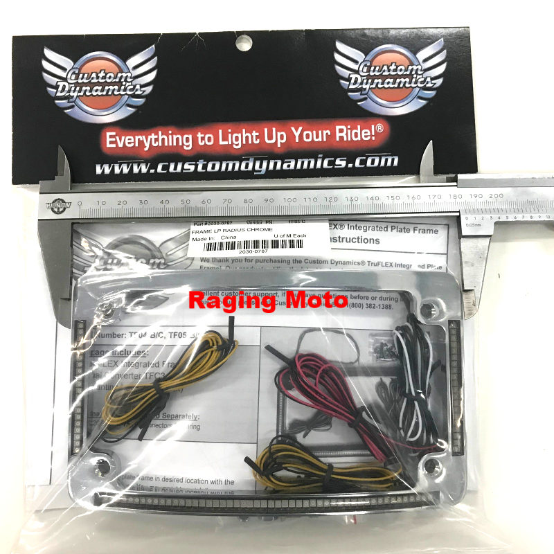 Custom Dynamics Chrome License Plate Frame-166363