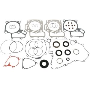 Moose Complete Gasket Set W/ Oil Seals Arctic Cat Kawasaki 650 V-2 4x4 Automatic