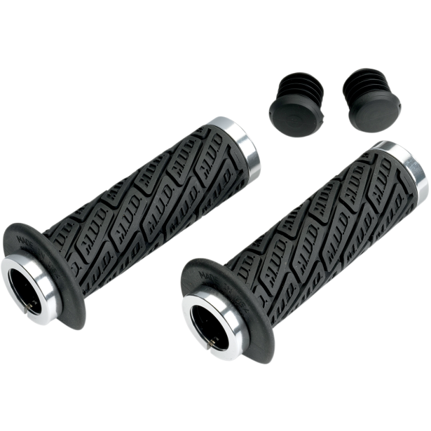 Moose Racing ATV 7/8 120mm Lock On Handlebar Grips Black
