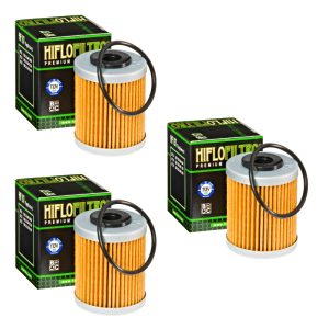 Hiflo Oil Filter 3 Pack Husaberg FC350 FC400 FC550/ KTM 400 450 520 525 EXC - HF157