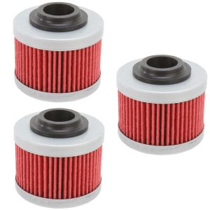 Hiflofiltro 3 Pack Transmission Filter Can-Am Spyder 990 RS 10-12, 990 RT 10-12-0