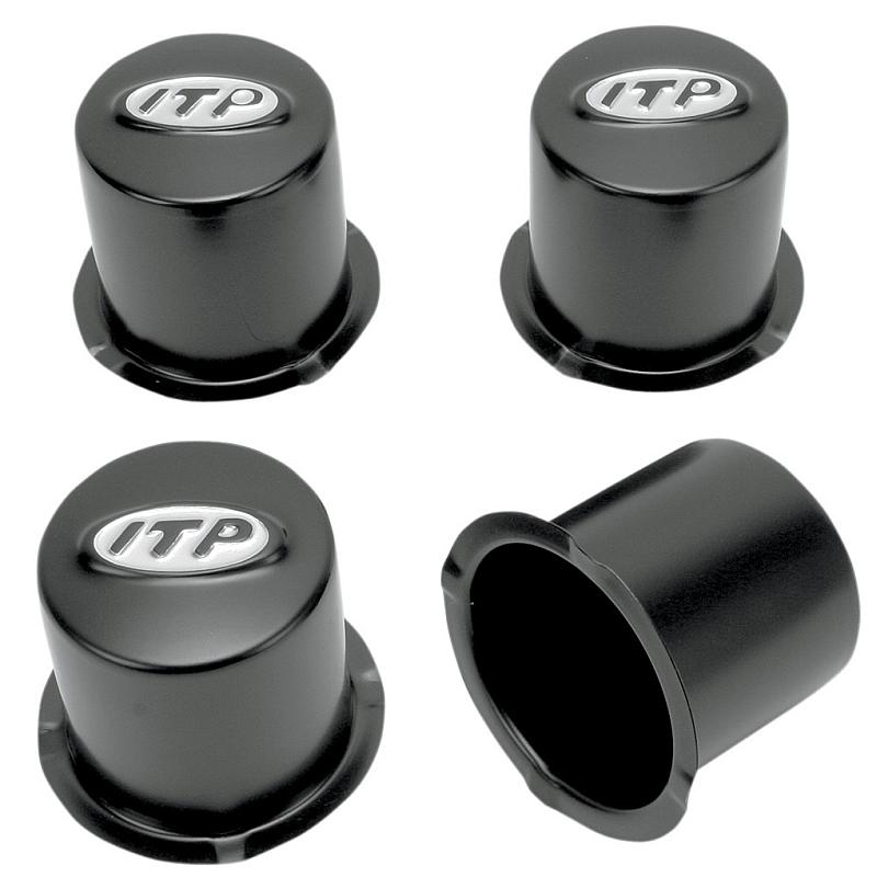 ITP Black Wheel Center Cap For ATV & UTV (Set Of 4 )-0