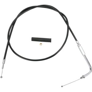 Drag Specialties 38 Inch Black Vinyl Throttle Cable Harley 0650-0405-0