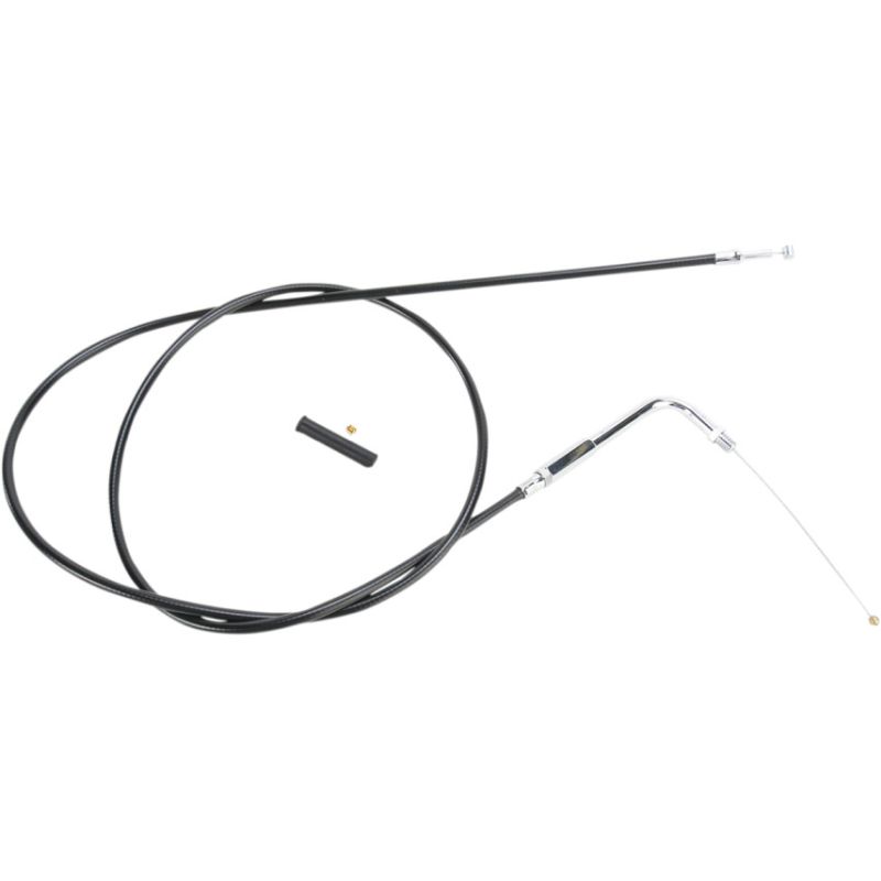 Drag Specialties 50 Inch Black Vinyl Throttle Cable Harley 0651-0706-0