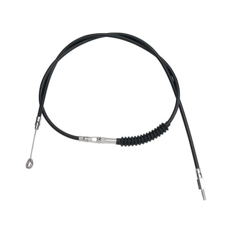 Drag Specialties 59-3/4 Inch Black Vinyl Clutch Cable For Harley 0652-1422-0