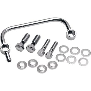 Drag Specialties Chrome Crankcase Breather Kit For Harley FL FX 93-15-0