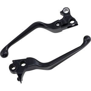 Drag Specialties Matte Black Wide Blade Lever Set Harley-Davidson - 0610-0128-0