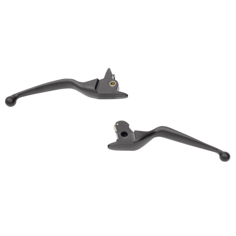 Drag Specialties Matte Black Wide Blade Lever Set Harley-Davidson - 0610-0791-0