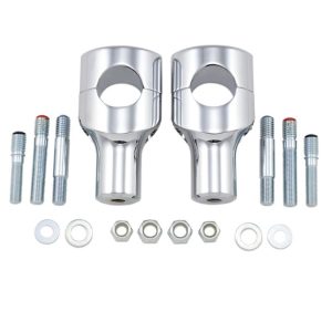 Drag Specialties Chrome 1 1/2" Big Buffalo Riser 0602-0467-0