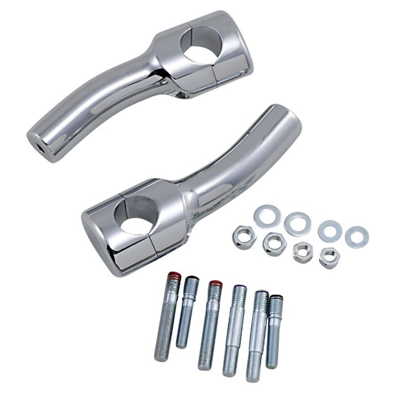 Drag Specialties Chrome 1 1/2" Big Buffalo Riser 0602-0469-0