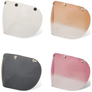 Bell 3-Snap Retro Faceshield Helmet Clear