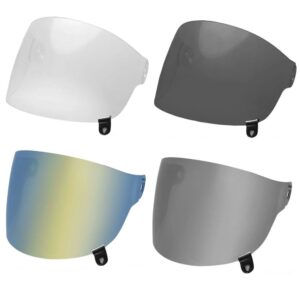 Bell Bullitt Flat Faceshield Helmet Visor with Magnetic Black Tab – Pick Color