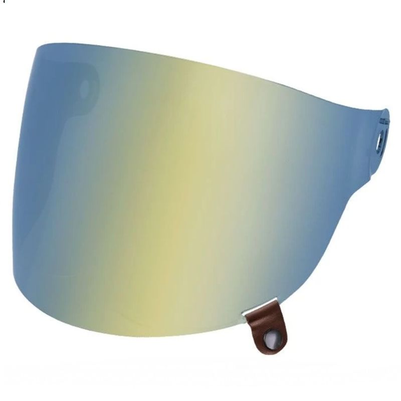 Bell Bullitt Flat Faceshield Helmet Visor with Magnetic Brown Tab – Pick Color - Image 5