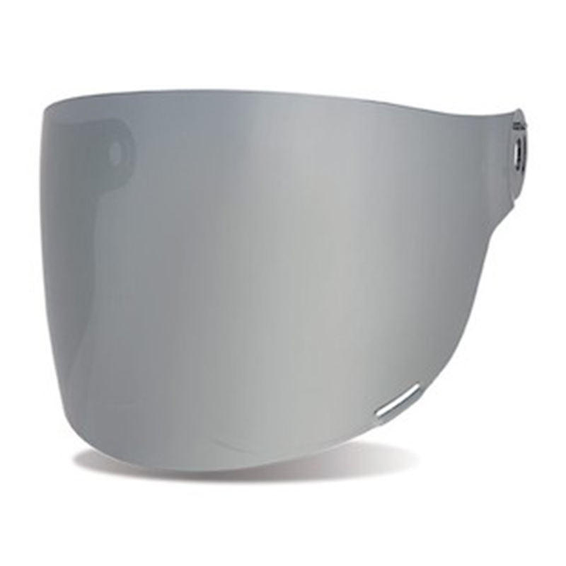 Bell Bullitt Flat Brown Tab Faceshield Helmet Silver Iridium