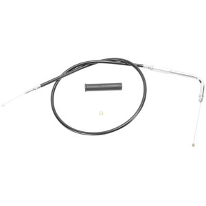 Drag Specialties Black Vinyl Throttle Cable 34 3/4" Harley - 0650-0333