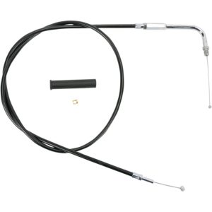 Drag Specialties 44 Inch Black Vinyl Throttle Cable For Harley 0650-0357-0
