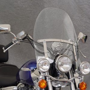National Cycle Custom Heavy Duty Clear Windshield For Indian - N2220-0