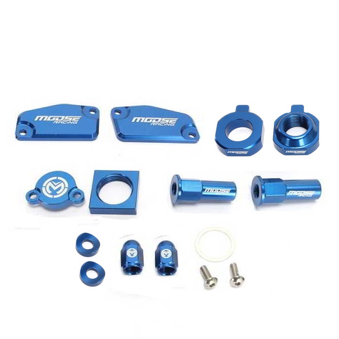 Moose Racing Bling Pack Billet Aluminum Blue For Husqvarna TC85 2015 - 2017 1231-0929