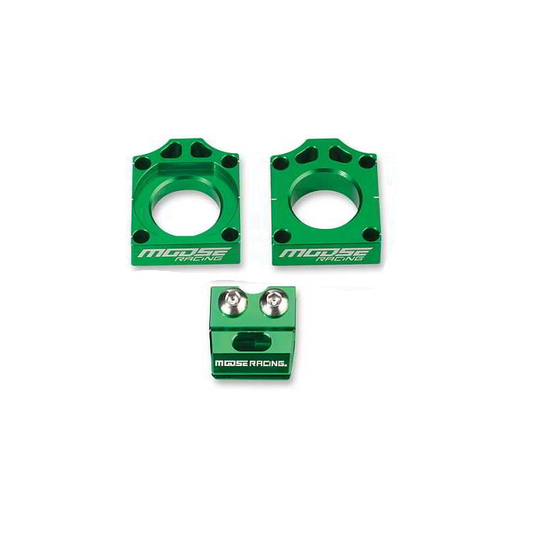 Moose Racing Bling Pack Billet Aluminum Green For Kawasaki - 1231-0903-147721