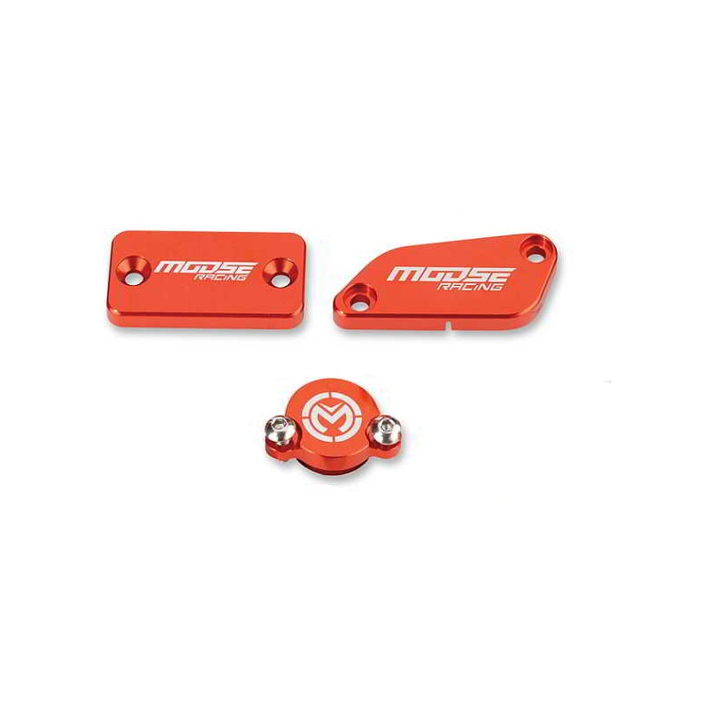 Moose Racing Bling Pack Billet Aluminum Orange For KTM - 1231-0924-147758