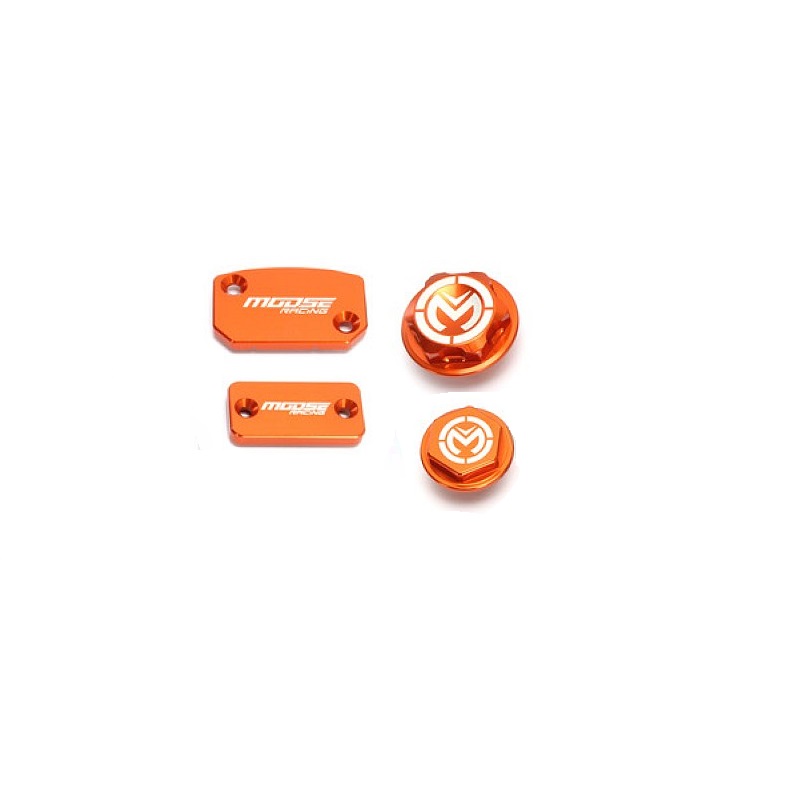 Moose Racing Bling Pack Billet Aluminum Orange For KTM - 1231-0920-147849