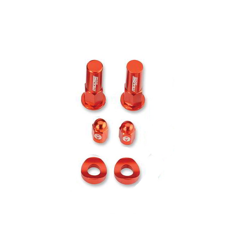 Moose Racing Bling Pack Billet Aluminum Orange For KTM - 1231-0923-147796