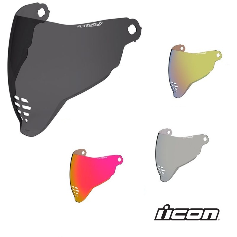 Icon Airflite Face Shield for Airflite Helmet Dark Smoke