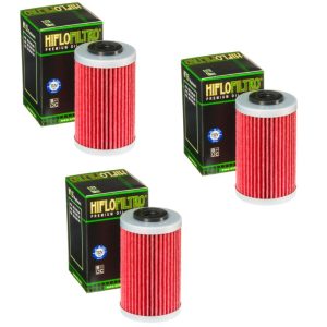 Hiflo Oil Filter 3 Pack KTM 250 400 450 520 525 EXC / 620 640 690 Duke - HF155
