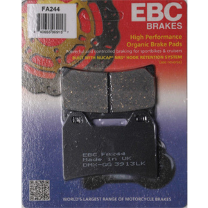 EBC Organic Front Brake Pads - FA244-0