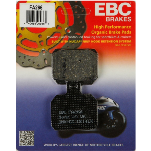 EBC Organic Front,Rear Brake Pads - FA266-0