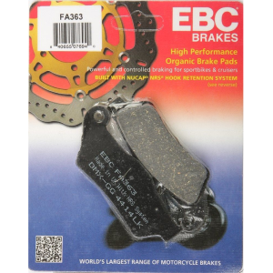 EBC Organic Rear Brake Pads - FA363-0