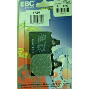 EBC Organic Rear Brake Pads - FA60-0