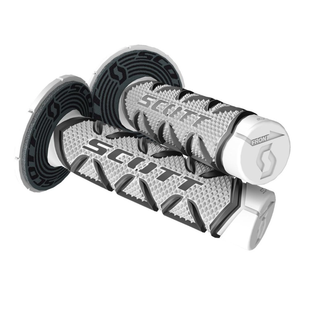 Scott Diamond Grips Full Diamond/Half Waffle MX Motocross Handlebar Grips - Image 5