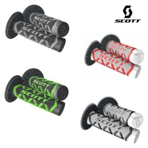 Scott Diamond Grips Full Diamond/Half Waffle MX Motocross Handlebar Grips