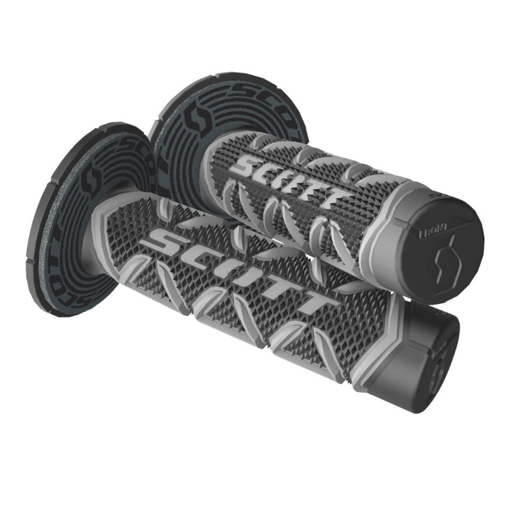 Scott Diamond Grips Full Diamond/Half Waffle MX Motocross Handlebar Grips - Image 2