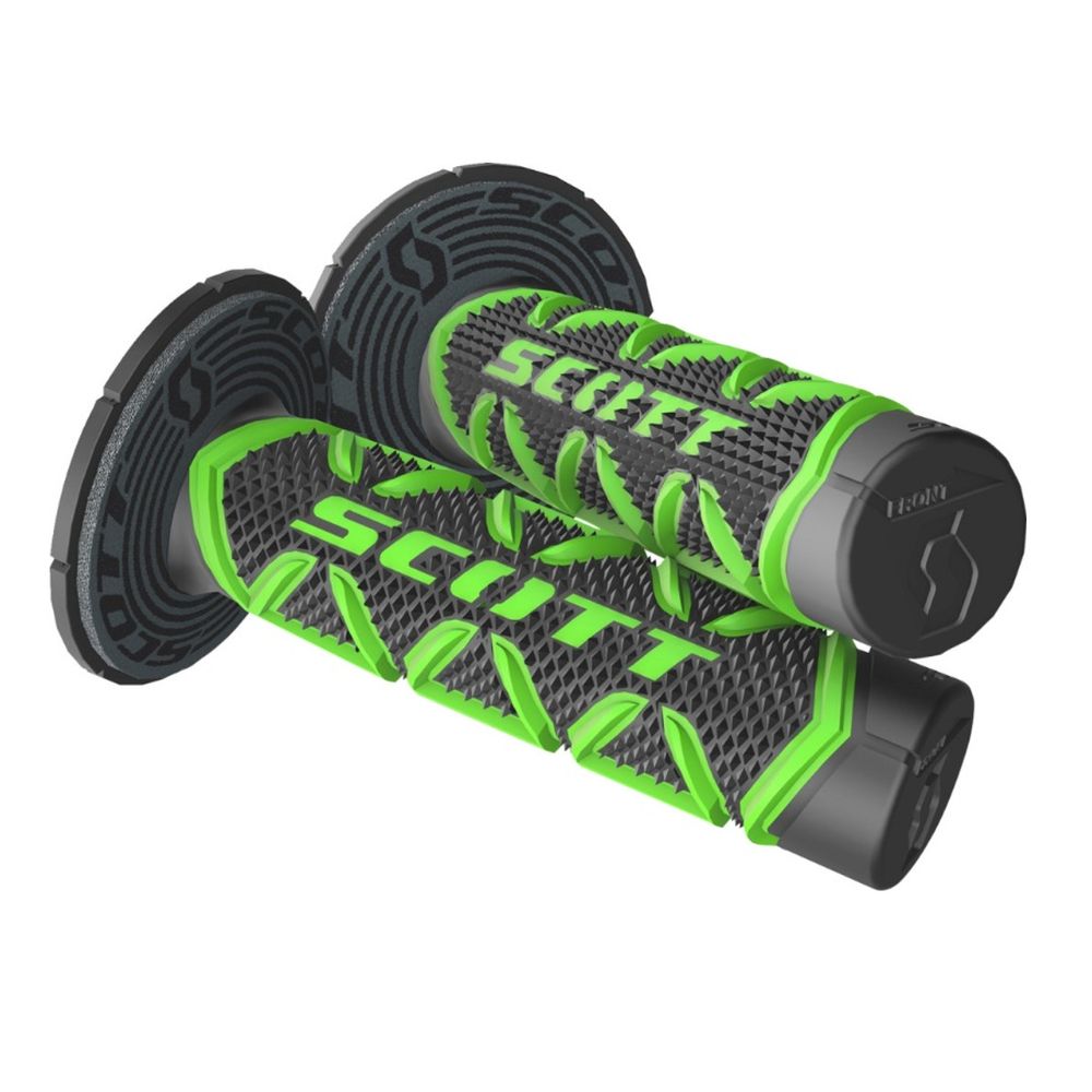Scott Diamond Grips Full Diamond/Half Waffle MX Motocross Handlebar Grips - Image 4