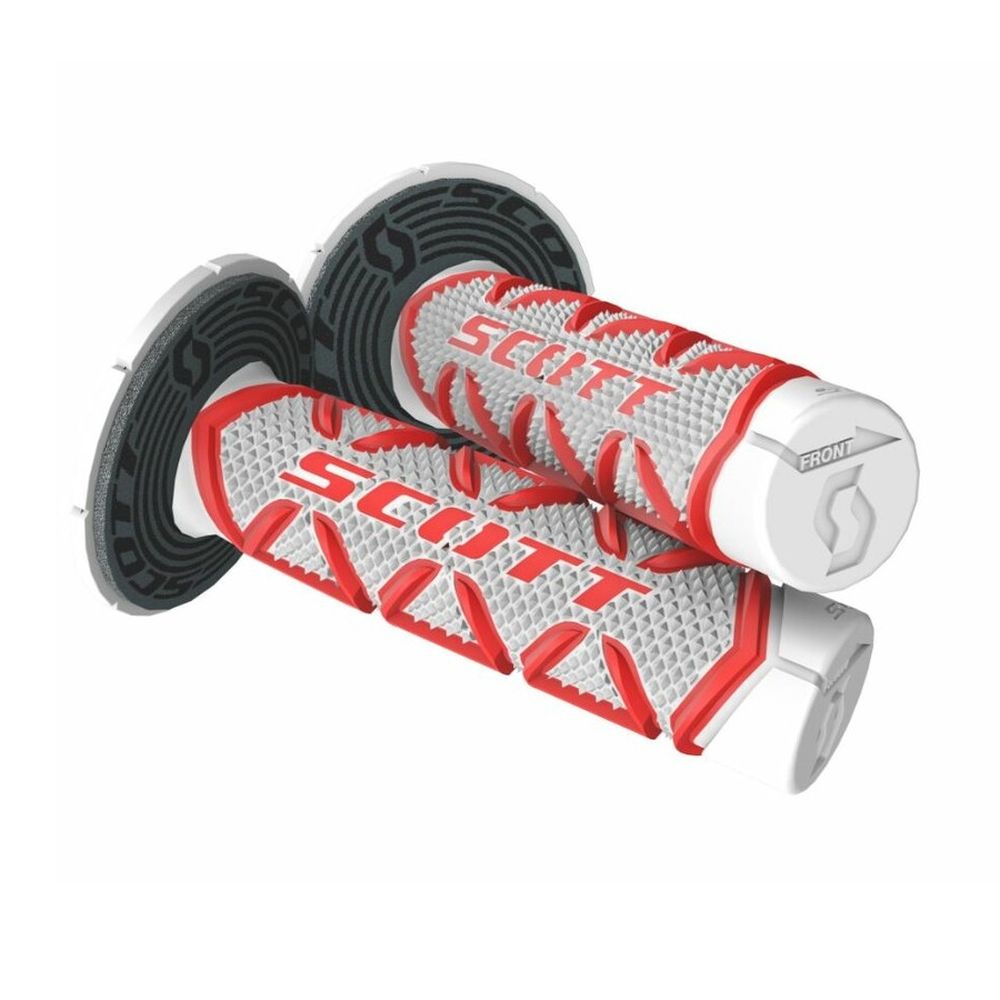 Scott Diamond Grips Full Diamond/Half Waffle MX Motocross Handlebar Grips - Image 3